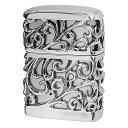 Zippo ジッポー アラベスク 唐草 メタル ジャケット 銀メッキイブシ Metal Jacket ARABESQUE 2SIMJ-DEVIL20 プレゼント...