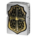 Zippo ジッポー クロス 十字架 フルメタル ジャケット ゴールド Full Metal Jacket CROSS 2FMJ-CRG320 プレゼント 贈り物 男性 かっこいい 重厚 高級 オプション購入で名入れ可