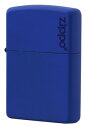 Zippo ジッポー Royal Blu Matte ロイヤルブルーマット 229ZL zippo ジッポ ライター オプション購入で名入れ可 メール便可