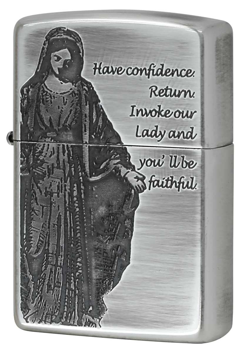 Zippo ジッポー Virgin Mary 聖母マリア JM-KB zippo ジッポ ライター オプション購入で名入れ可 メール便可