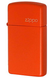 Zippo ジッポー SLIM Orange Matte スリム オレンジマット 1631ZL zippo ジッポ ライター オプション購入で名入れ可 メール便可