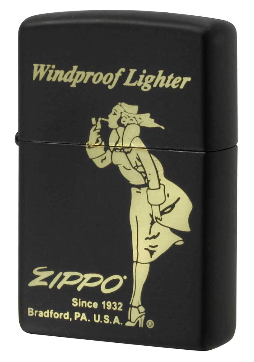 Zippo ジッポー 定番 セクシー ZIPPO Windy Girl ウィンディーガール Z218-104616 zippo ジッポ ライター オプション購入で名入れ可 メール便可