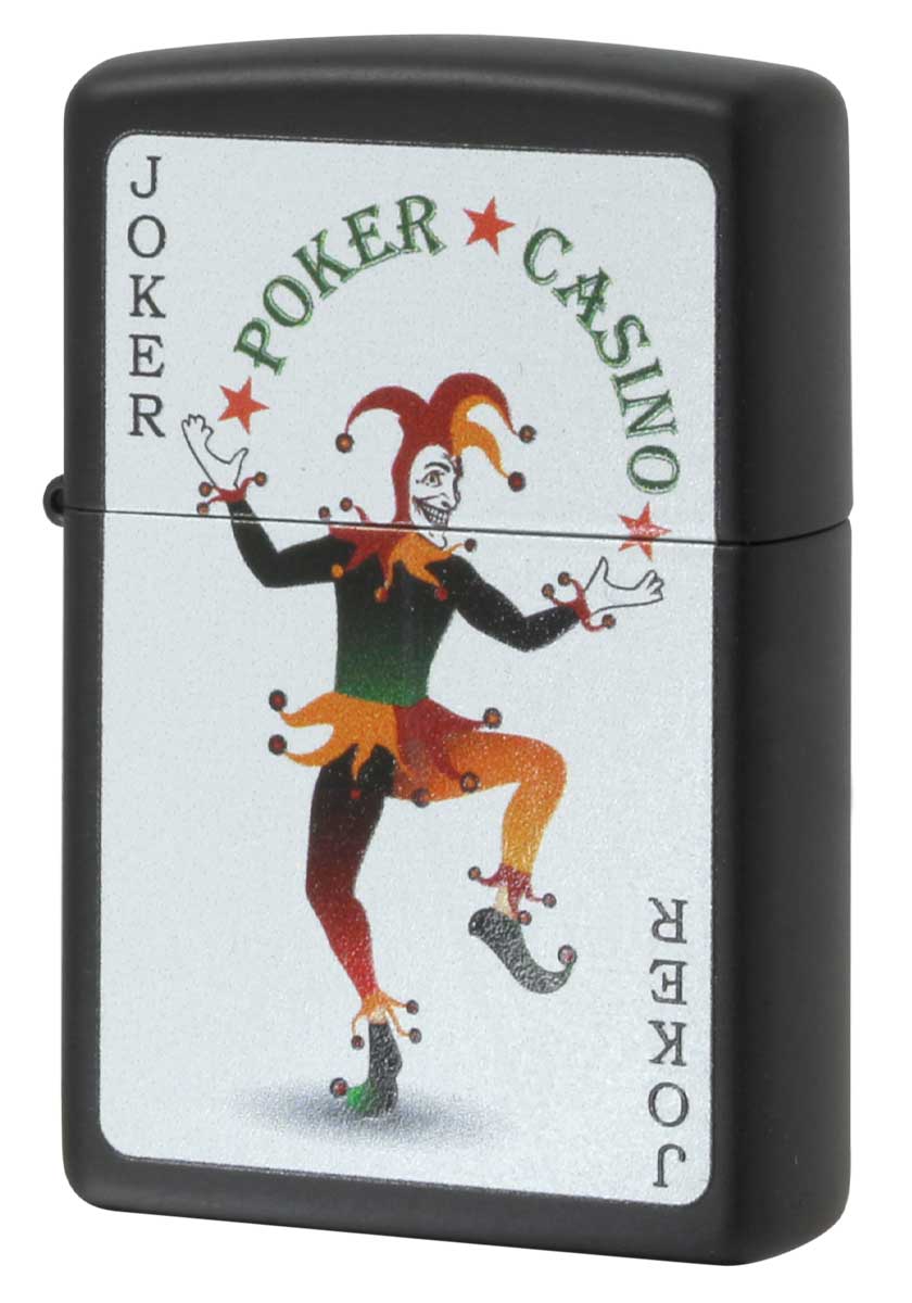Zippo ジッポー TRUMP Joker Card トランプ ジョーカー Z218-104617 zippo ジッポ ライター オプション購入で名入れ可 メール便可