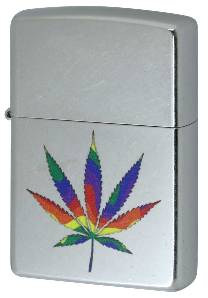 Zippo Wb|[ Marijuana Leaf Series }t@i Rainbow Leaf Z207-112500 zippo Wb| C^[ IvVwŖ [։