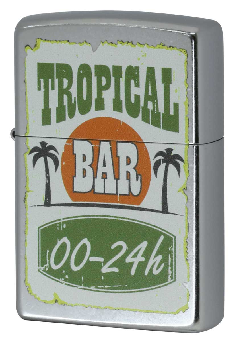 Zippo Wb|[ H 207 Emboss printing TROPICAL BAR gsJo[ EP-KD zippo Wb| C^[ IvVwŖ [։