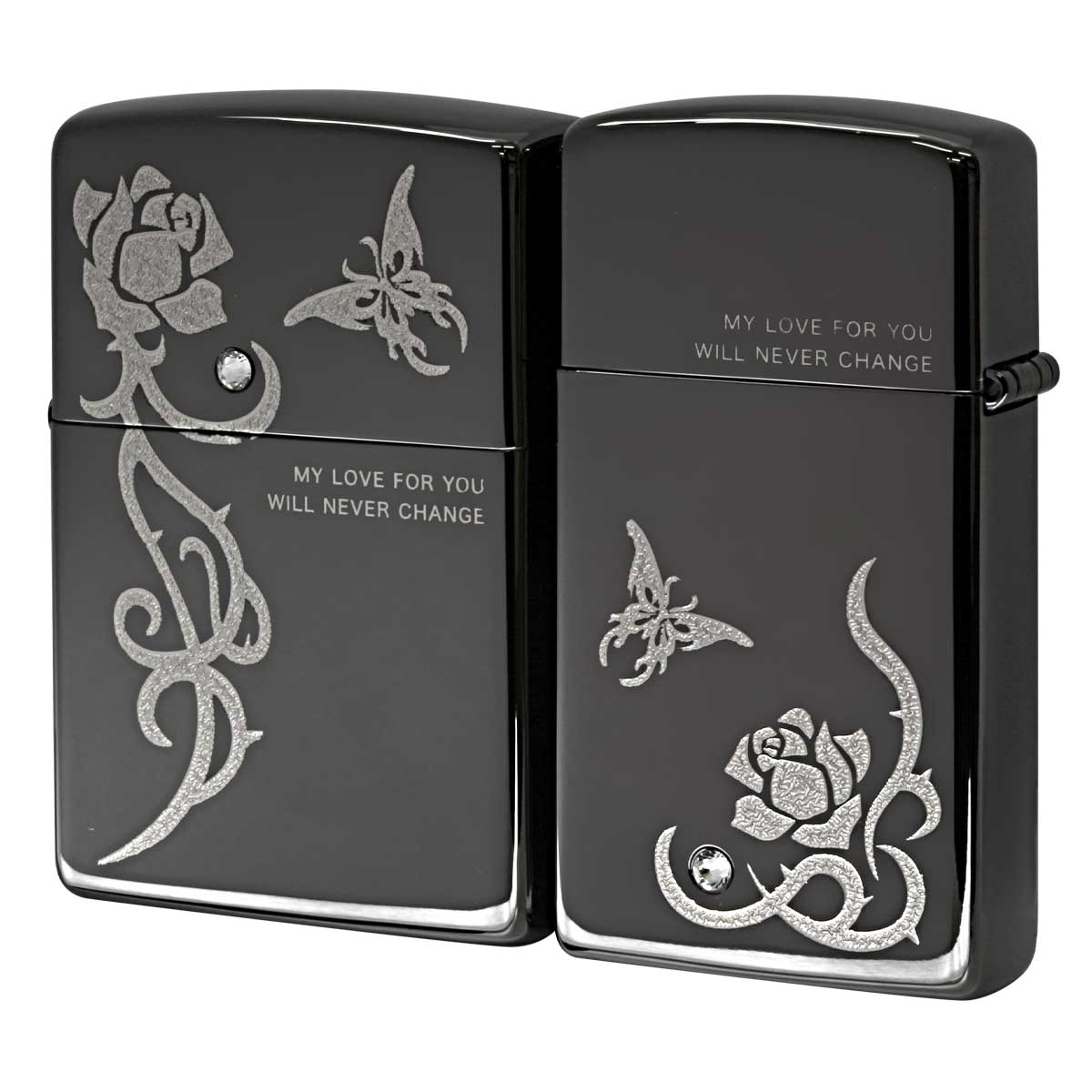Zippo ジッポー ペア トゥルーロマンス ペアセット True Romance Pair Set TC-Bni プレゼント 贈り物 男性 女性 かわいい カップル 恋人 オプション購入で名入れ可