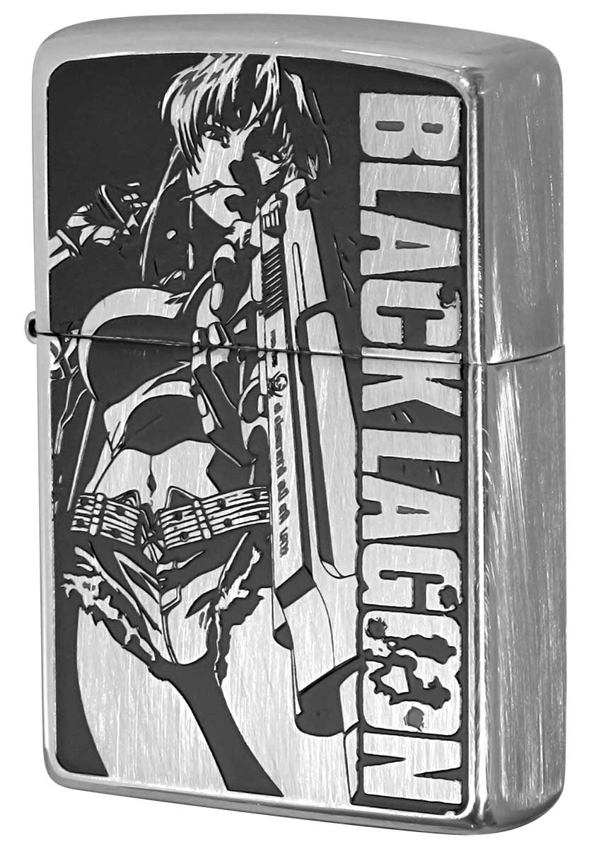 Zippo ジッポー キャラクター ブラックラグーン BLACK LAGOON Ver.2 A柄 レヴィ zippo ジッポ ライター オプション購入で名入れ可