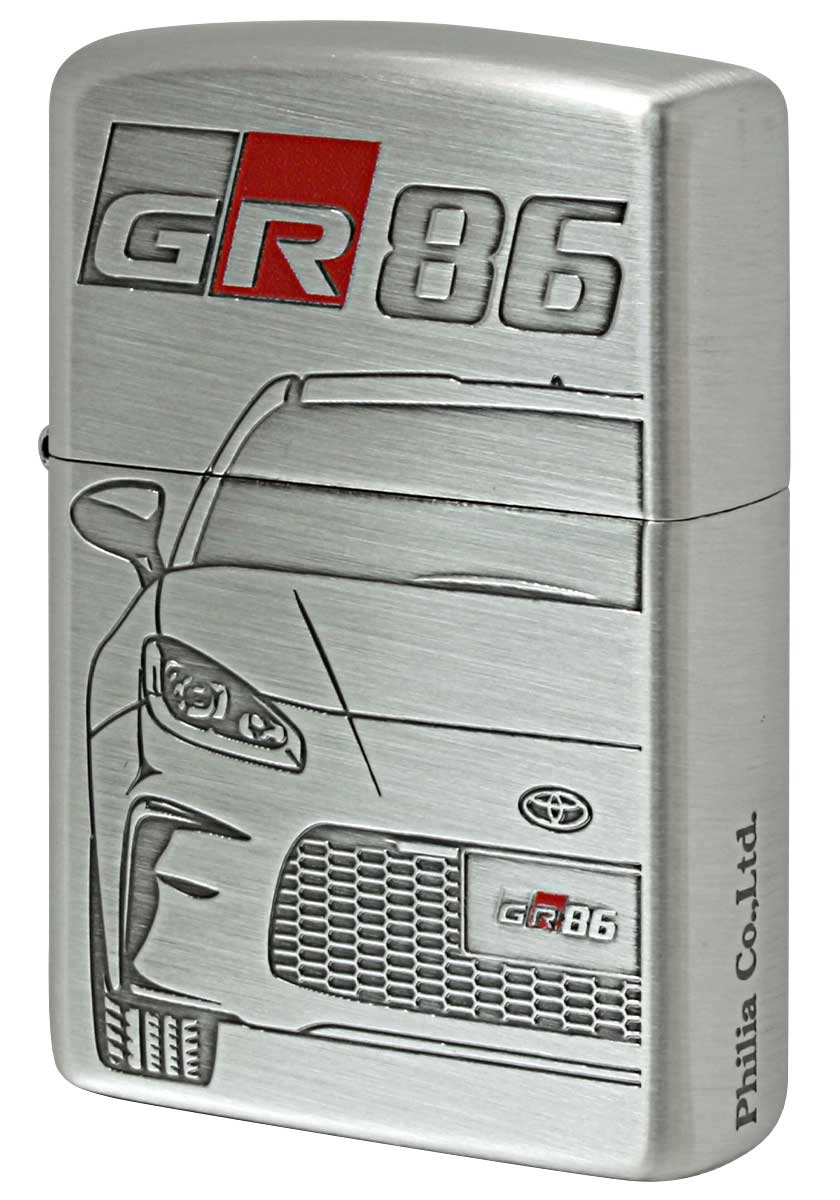 Zippo ジッポー バイク 車 TOYOTA OFFICIAL LICENSED PRODUCT GR86 zippo ジッポ ライター オプション購入で名入れ可