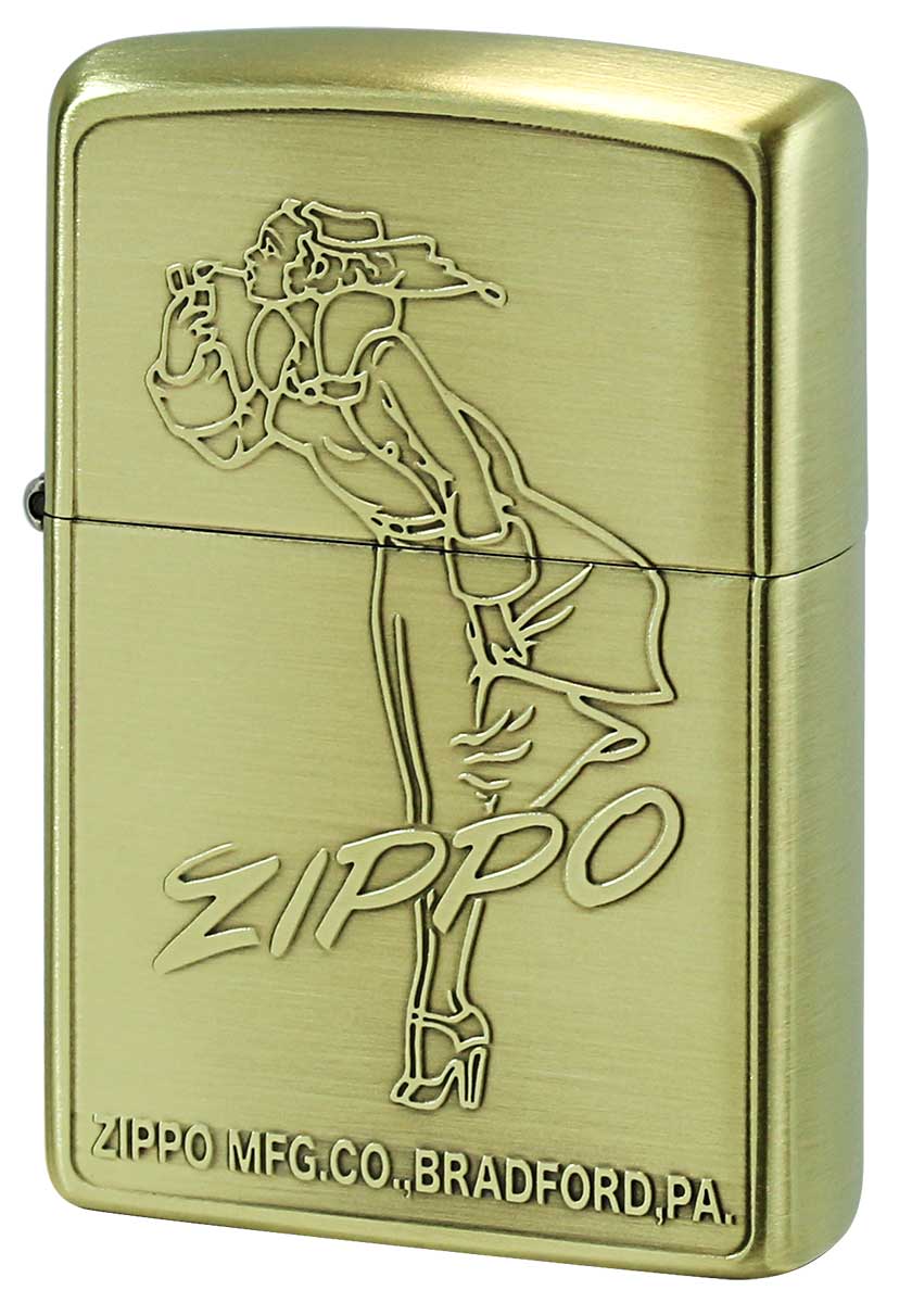 Zippo ジッポー セクシー RETRO MOTIF Series レトロモチーフ シリーズ ガール BS 1201S795 zippo ジッポ ライター オプション購入で名入れ可 メール便可