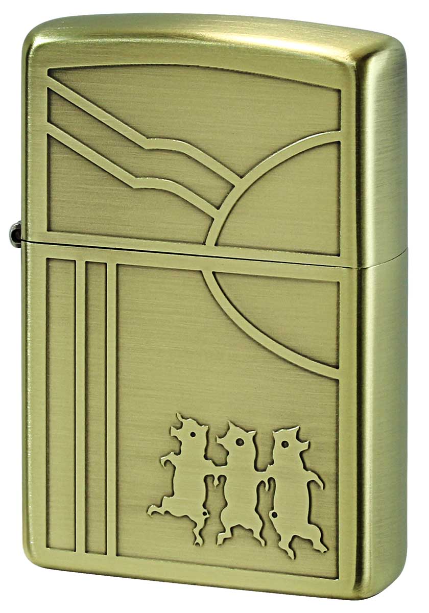 Zippo ジッポー RETRO MOTIF Series レトロモチーフ シリーズ スリーピッグス BS 1201S796 zippo ジッポ ライター オプション購入で名入れ可 メール便可