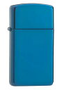 スリムＺｉｐｐｏ Zippo ジッポー 定番 SLIM High Polish Blue スリム サファイア No.20494 zippo ジッポ ライター オプション購入で名入れ可 メール便可