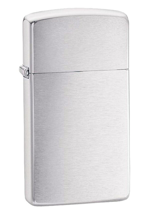 Zippo ジッポー 定番 SLIM Brushed Chrome 