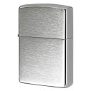 Zippo ジッポー 無地 シルバー つや消し ブラッシュドクローム Brushed Chrome No.200 プレゼント 贈り物 男性 女性 シンプル 定番 オプション購入で名入れ可 メール便可