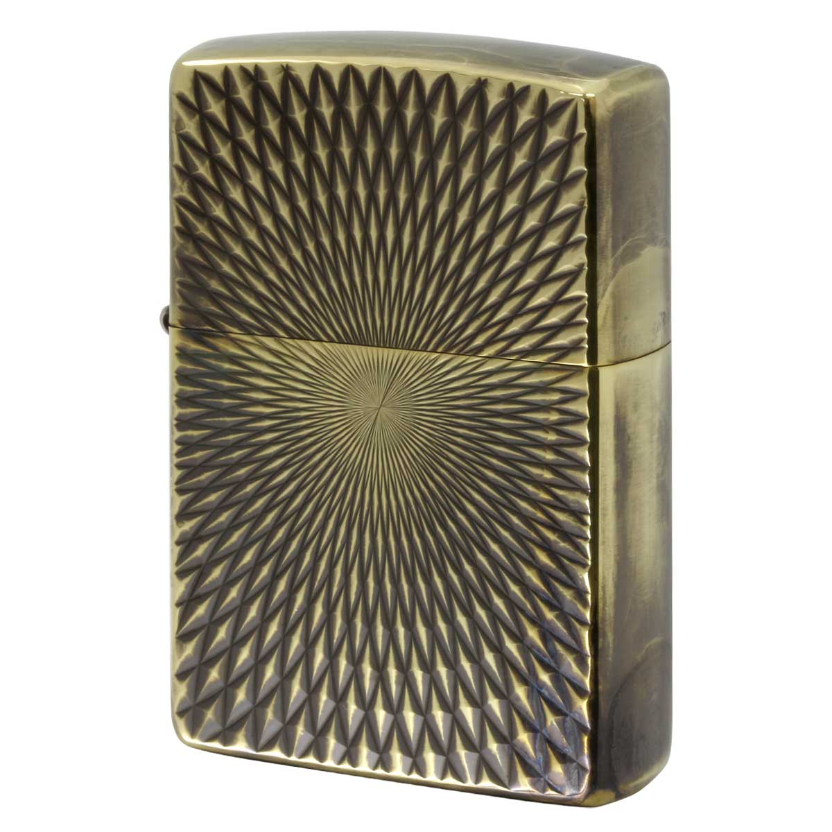 Zippo ジッポー アンティーク風 ユーズド ダイヤモンドカット 両面加工 A・DC B プレゼント 贈り物 男..