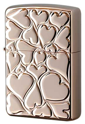 Zippo ジッポー FILL LOVE （B）ローズピンク zippo ジッポ ライター オプション購入で名入れ可 メール便可