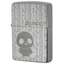 Zippo ジッポー 動植物系 200 Flat Bottom Metal Plate 真鍮板メタルプレート 2MP-パンダ zippo ジッポ ライター オプション購入で名入れ可 メール便可