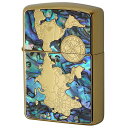 Zippo ジッポー シェル 貝 インレイ 象嵌 ワールドマップ 銀メッキワールドマップ Shell World Map Gold Plate G プレゼント ...