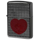 Zippo ジッポー ハート 薔薇 チタニュームコーティング グレー TITANIUM COATING Heart Rose Black Gray TC-B プ...