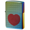 Zippo ジッポー ハート 薔薇 チタニュームコーティング レインボー TITANIUM COATING Heart Rose Rainbow TC-R プレ...