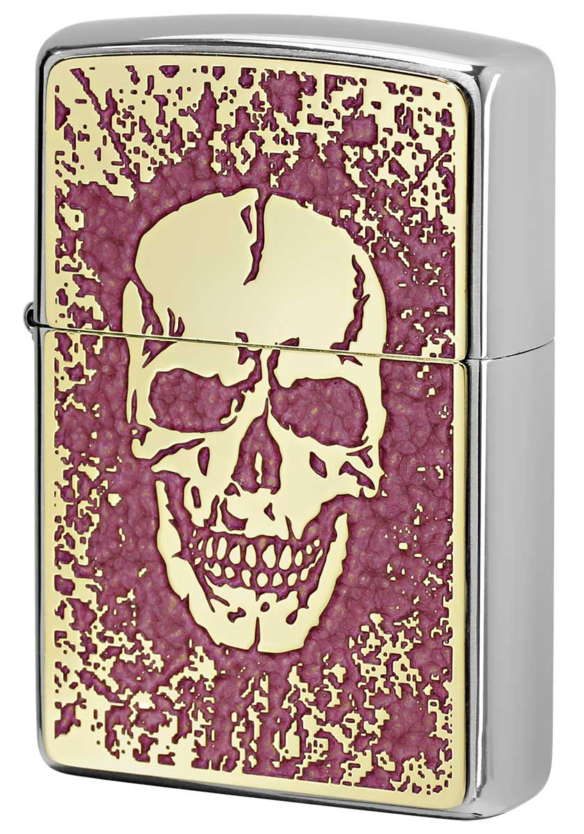 Zippo Wb|[ H SKULL(hNn)200 Metal Paint Plate ^JyCg^ S[hv[g 2MPP-Skull PK GP zippo Wb| C^[ IvVwŖ [։