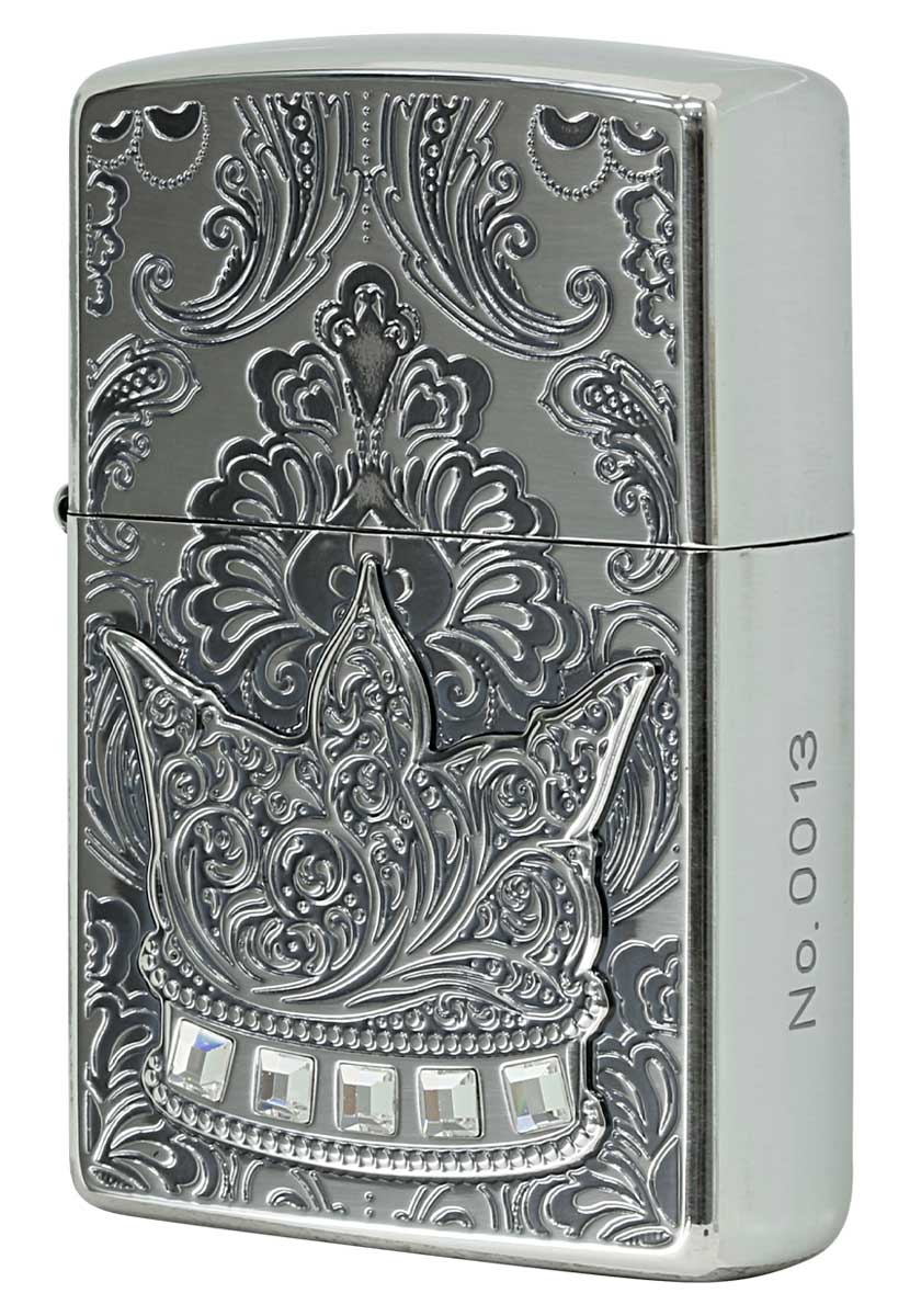 Zippo Wb|[ ^n The Crown Silver Oxidized NE Vo[ B zippo Wb| C^[ IvVwŖ