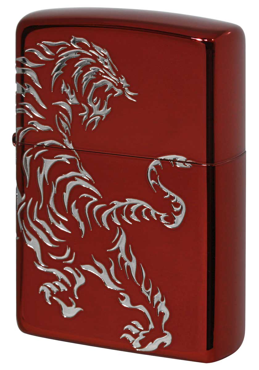 Zippo ジッポー Tiger Dragon 2REDS-TIGER zippo ジッポ ライター オプション購入で名入れ可