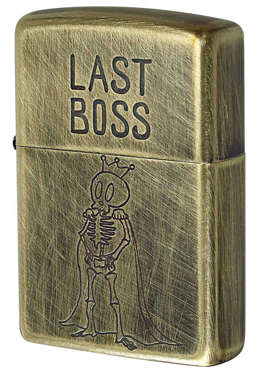 Zippo ジッポー SKULL ドクロ系 ユーズド仕上げ USED FINISH SKULL 2UDB-BOSS zippo ジッポ ライター オプション購入で名入れ可 メール便可