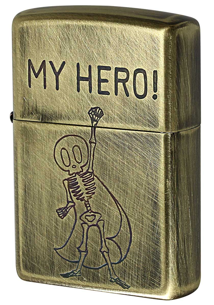 Zippo Wb|[ SKULL(hNn)[Yhdグ USED FINISH SKULL 2UDB-MY HERO zippo Wb| C^[ IvVwŖ [։