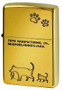 Zippo ジッポー 動植物系 CAT Series キャットシリーズ Charming Gesture 愛くるしい仕草 2BI-CAT2 zippo ジッポ ライター オプション購入で名入れ可 メール便可