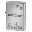 Zippo ジッポー 動植物系 CAT Series キャットシリーズ Charming Gesture 愛くるしい仕草 2NI-CAT2 zippo ジッポ ライター オプション購入で名入れ可 メール便可