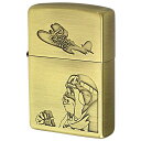 Zippo ジッポー スタジオジブリ 紅の豚 ポルコ2 真鍮 ブラス 真鍮 ブラス オフィシャルライセンス品 NZ-05-49 プレゼント 贈り物 男性 女性 かわいい オプション購入で名入れ可
