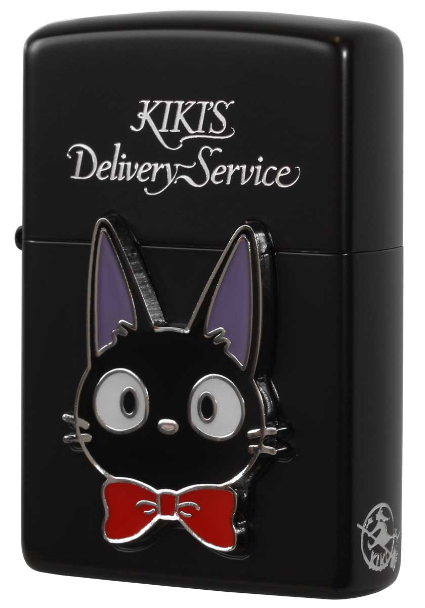 魔女の宅急便 名入れジッポ Zippo ジッポー キャラクター スタジオジブリ 魔女の宅急便 ジジメタル NZ-29 zippo ジッポ ライター オプション購入で名入れ可