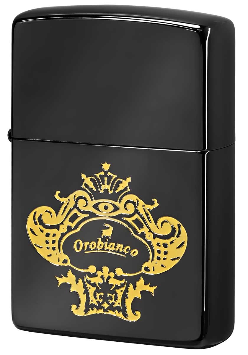 オロビアンコ ジッポ Zippo ジッポー 企業柄 Orobianco Logo オロビアンコ ロゴデザイン ブラック ORZ-003 BK zippo ジッポ ライター オプション購入で名入れ可