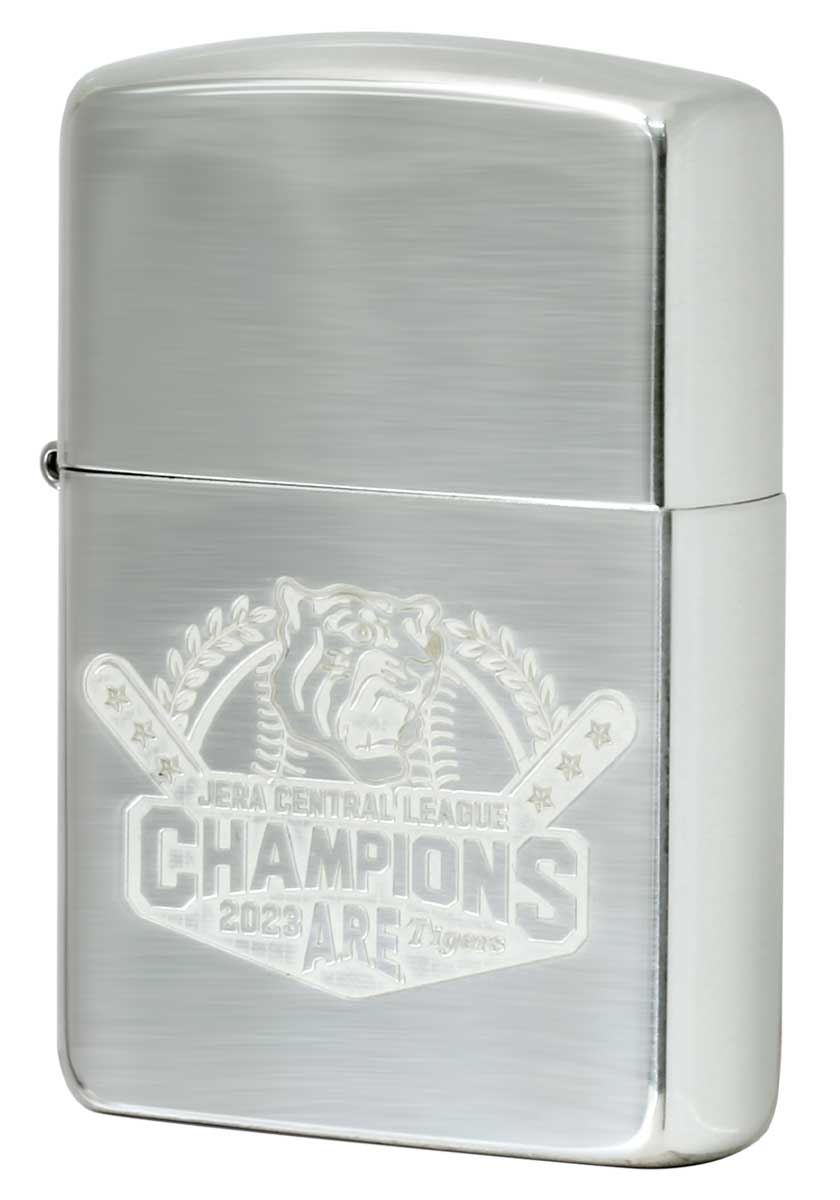 Zippo ジッポー 限定100個生産 阪神タイガース 2023年リーグ優勝記念 Sterling Silver スターリングシルバー 純銀 #15 HTZ-2023VICTORY SS zippo ジッポ ライター オプション購入で名入れ可