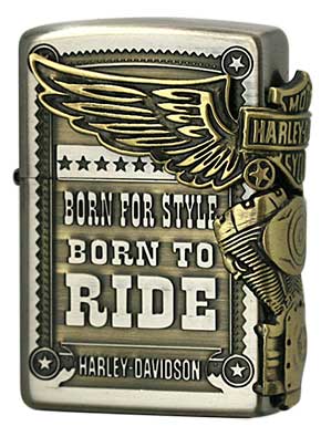 Zippo ジッポー バイク 車 Harley Davidson HDP-27 zippo ジッポ ライター オプション購入で名入れ可