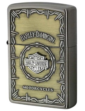 Zippo ジッポー 日本限定Zippo Harley Davidson ハーレーダビッドソン Sメタル バー＆シールド HDP-67 zippo ジッポ ライター オプション購入で名入れ可 メール便可