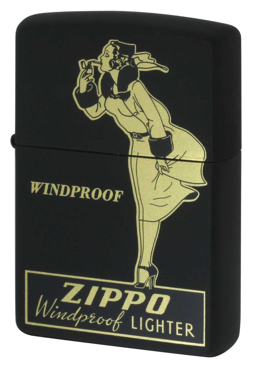 セクシーＺｉｐｐｏ Zippo ジッポー セクシー 特殊加工 Windy WINDPROOF LADY BKM ウインディ ウインドプルーフ レディ BKM-1 zippo ジッポ ライター オプション購入で名入れ可 メール便可