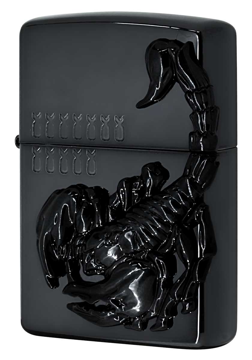 Zippo ジッポー メタル系 動植物系 Venom Scorpion ヴェノム スコーピオン ブラック BK zippo ジッポ ライター オプ…