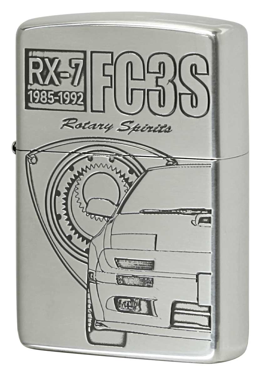 Zippo ジッポー バイク 車 MAZDA RX-7 マツダ アールエックス・セブン FC3S zippo ジッポ ライター オプション購入で名入れ可