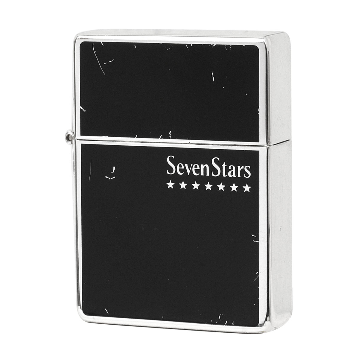 絶版/ヴィンテージ Zippo ジッポー 【中古】 2012年製造1935レプリカ 艶黒 Seven Stars セブンスター