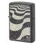 絶版/ヴィンテージ Zippo ジッポー 【中古】 2016年製造タイル ウェーブ柄 プリント アイロンストーン
