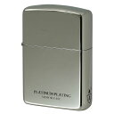 絶版/ヴィンテージ Zippo ジッポー 【中古】 2019年製造アーマー プラチナコーティング ポリッシュ 鏡面 16-PLAT