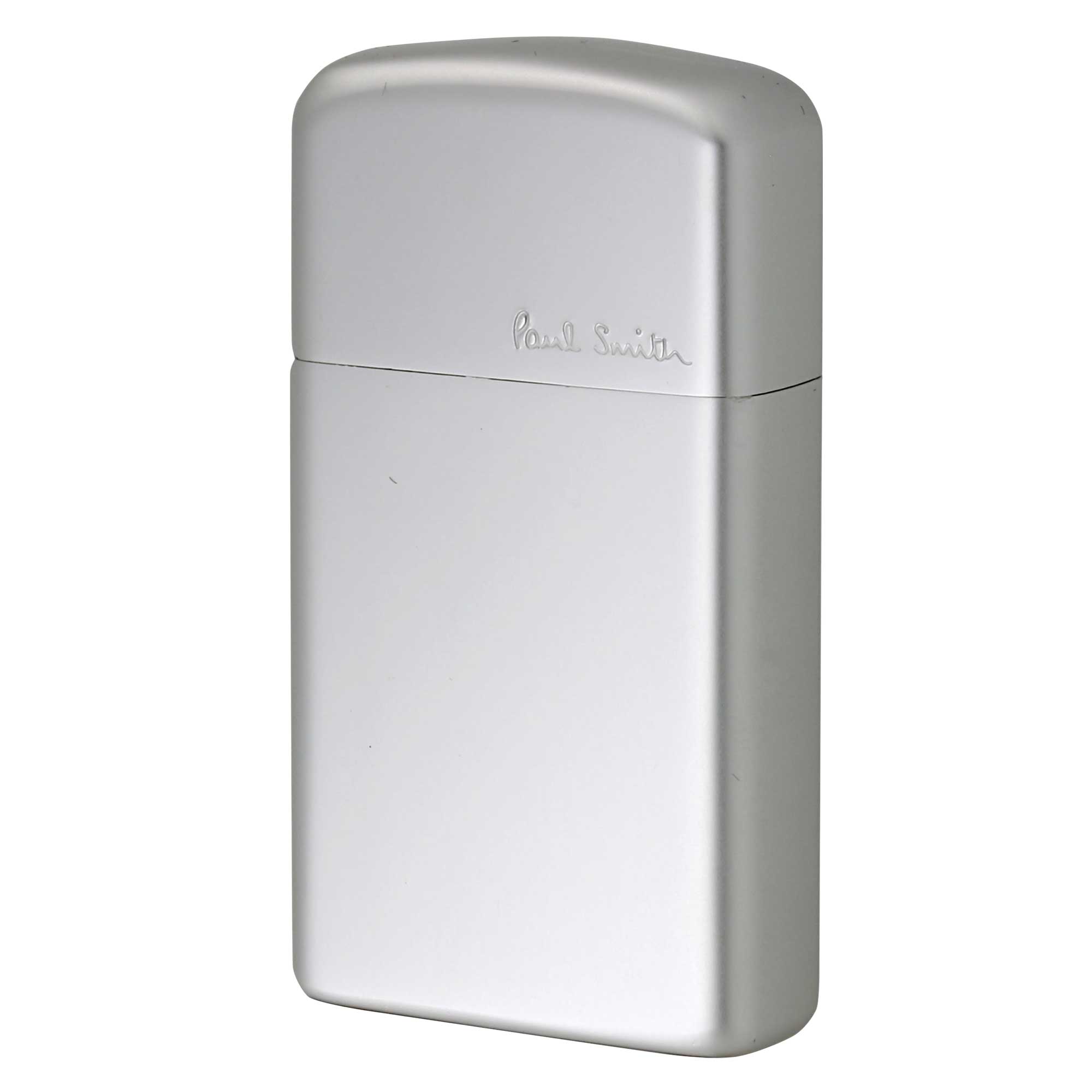 絶版/ヴィンテージ Zippo ジッポー 【中古】 2000年製造ZIPPO Paul Smith ポール・スミス スリム アルミケース SLIM Aluminum case シルバー