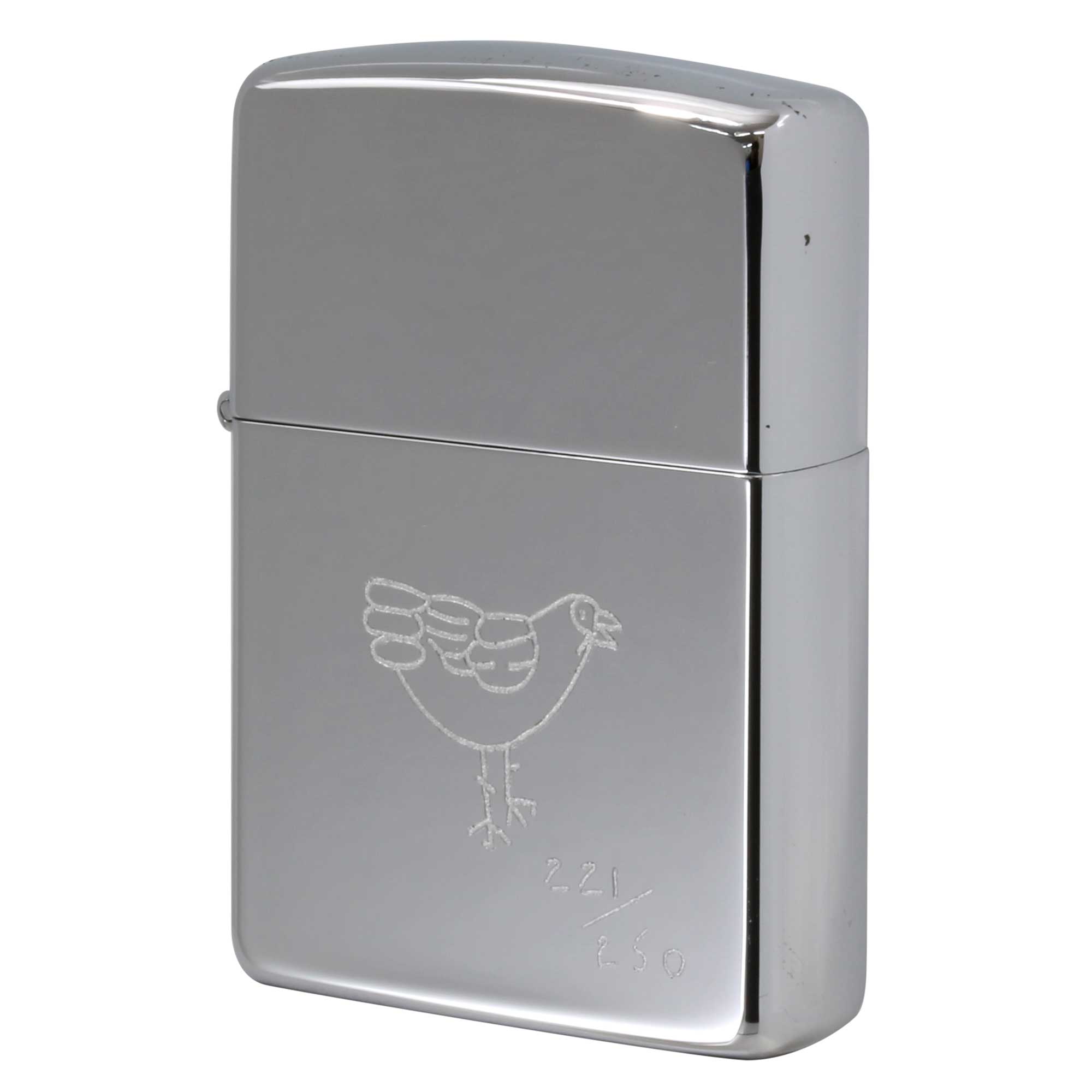 絶版/ヴィンテージ Zippo ジッポー 【中古】 1994年製造ZIPPO Paul Smith ポール・スミス 鳥 シリアルナンバー 221/250