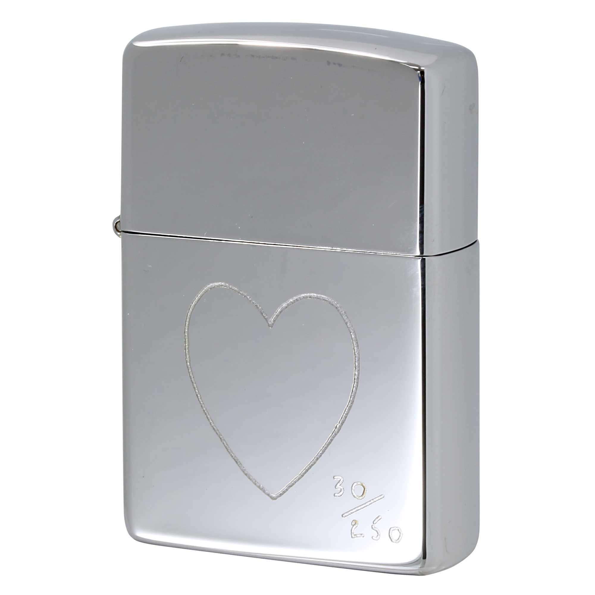 絶版/ヴィンテージ Zippo ジッポー 【中古】 1994年製造ZIPPO Paul Smith ポール・スミス ハート シリアル番号 30/250
