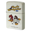 絶版/ヴィンテージ Zippo ジッポー 【中古】 2004年製造Woody Woodpecker ウッディー・ウッドペッカー 野球 ホワイト