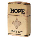 絶版/ヴィンテージ Zippo ジッポー 【中古】 2007年製造HOPE ホープ 革巻き レザー 4バレル HPボトム 懸賞品