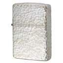 絶版/ヴィンテージ Zippo ジッポー 【中古】 2008年製造スターリングシルバー 純銀 鎚目 ハンマートーン