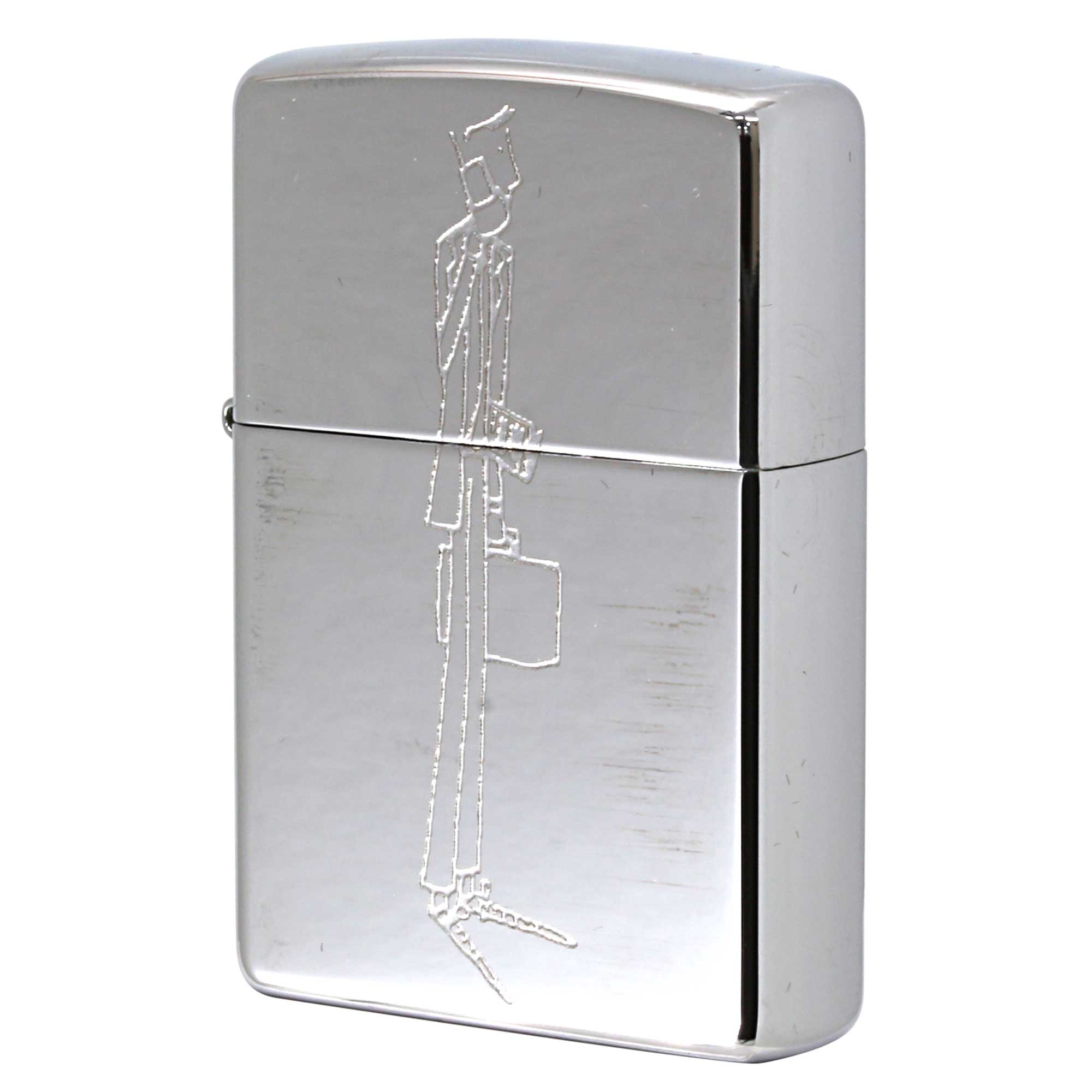 絶版/ヴィンテージ Zippo ジッポー 【中古】 2003年製造ZIPPO Paul Smith ポール・スミス 試作品 ビジネスマン 電話をかける