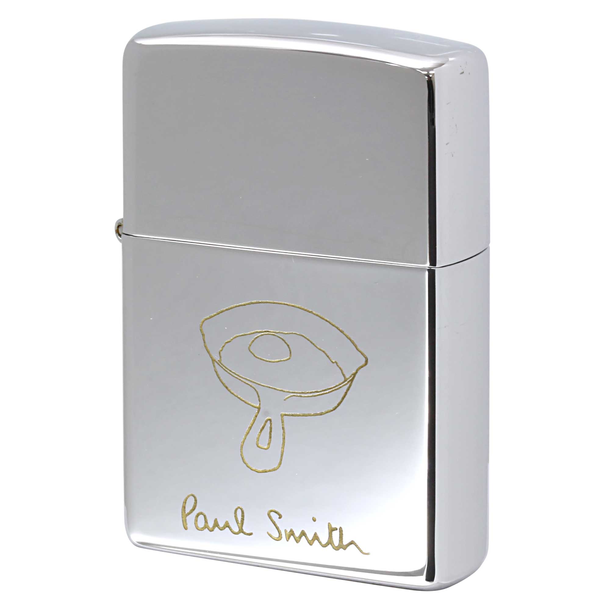 絶版/ヴィンテージ Zippo ジッポー 【中古】 2001年製造ZIPPO Paul Smith フライパンと目玉焼き